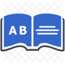 Dictionary Learning Vocabulary Icon
