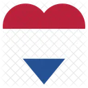 Die Niederlande Flagge Symbol