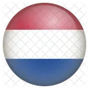 Die Niederlande Flagge Symbol