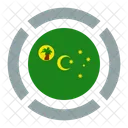 Die Kokosinseln Symbol