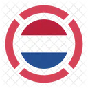 Die Niederlande Flagge Symbol