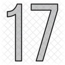 Numeros Dias 17 Icono