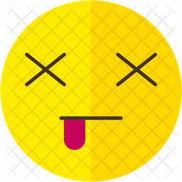 Died Emoji Icon - Download In Flat Style