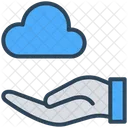 Cloud Computer Dienst Symbol