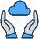 Cloud Computer Dienst Symbol