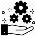 Dienstleistungen Geschaftskreis Strategie Symbol