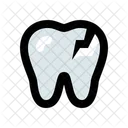 Diente Fractura Dientes Icono
