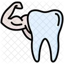 Diente Sano Dientes Fuertes Icono