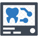 Radiografía del diente  Icono