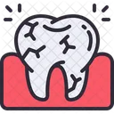 Dientes malos  Icono