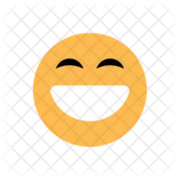 Sonrisa de dientes Emoji Icono