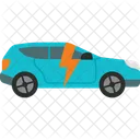 Ev Symbol Elektroauto Symbol Elektrofahrzeug Symbol