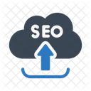 SEO Hochladen Cloud Icon