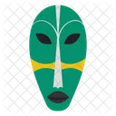 Kwele Maske Afrikanische Kultur Stammes Maske Symbol