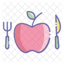 Diet Apple Fruit Icon