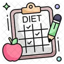 Diet Chart  Icon