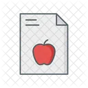 Diet Chart Schedule Plan Icon