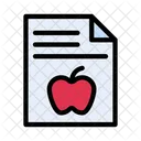 Medical Report Diet Icon