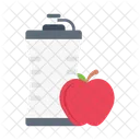 Fitness Diet Bottle Icon