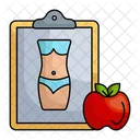 Female Workout Apple Icon