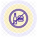 Dietary Restrictions Line Icon Icon