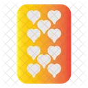 Diez de corazones  Icono