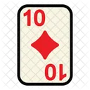 Diez de diamantes  Icon