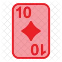 Diez de diamantes  Icon