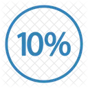 Diez Por Ciento De Descuento Icon