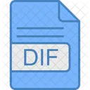 Dif Archivo Formato Icono