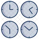Different Country Clocks  Icon