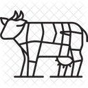 Different part of meat  Icon