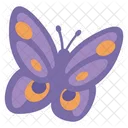 Different Style of Cute Purple Butterfly  Icon