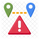 Difficult Route Difficulty Route Route Icon