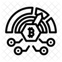 Difficulty Cryptocurrency Mining Icon