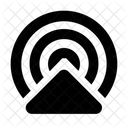 Diffusion Podcast Radio Icône