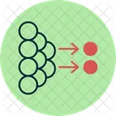 Diffusion Diffusion Icon Atomic Icône