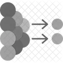 Diffusion Diffusion Icon Atomic Icône