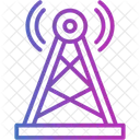 Diffusion Transmission Architecture Et Ville Icône
