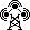 Diffusion Sans Fil Antenne Icône