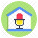 Diffusion A Domicile Distribution Maison Microphone A Domicile Icon