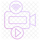 Diffusion En Direct Live Streaming Icône