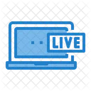 Medias Sociaux En Direct Diffusion En Direct Diffusion Icon