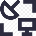 Radiodiffusion Transmission Satellite Icon
