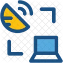 Radiodiffusion Transmission Ordinateur Portable Icon
