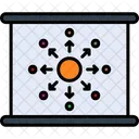 Diffusion Science Atomic Icône