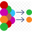 Diffusion Diffusion Icon Atomic Icône
