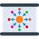 Diffusion Science Atomic Icône