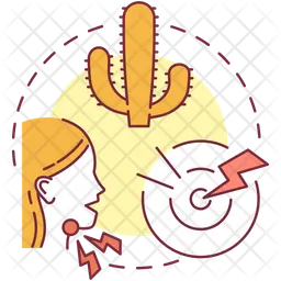 Dificultad para abrir la boca.  Icono
