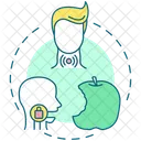 Dificultad para tragar  Icono